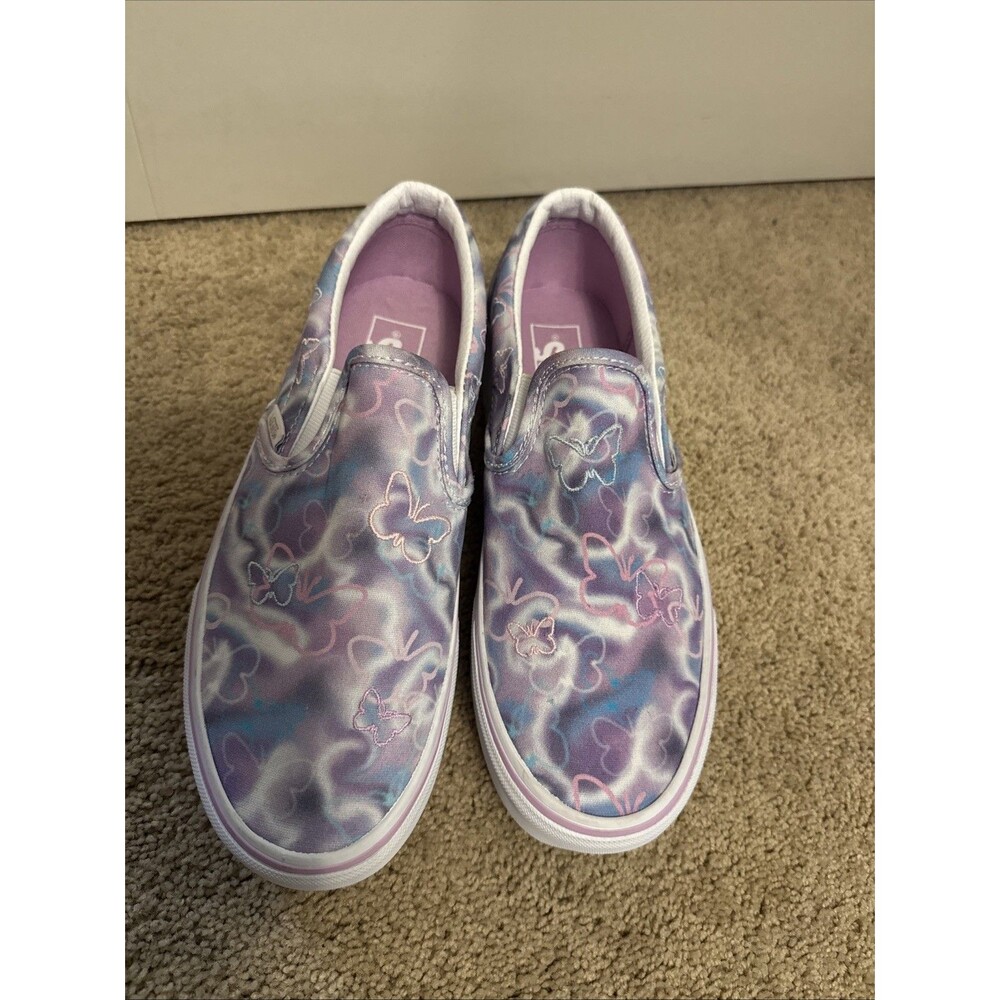 Vans Classic Slip-0n Butterfly Dreams Sneakers Women's Size  8.5. Platform Shoes